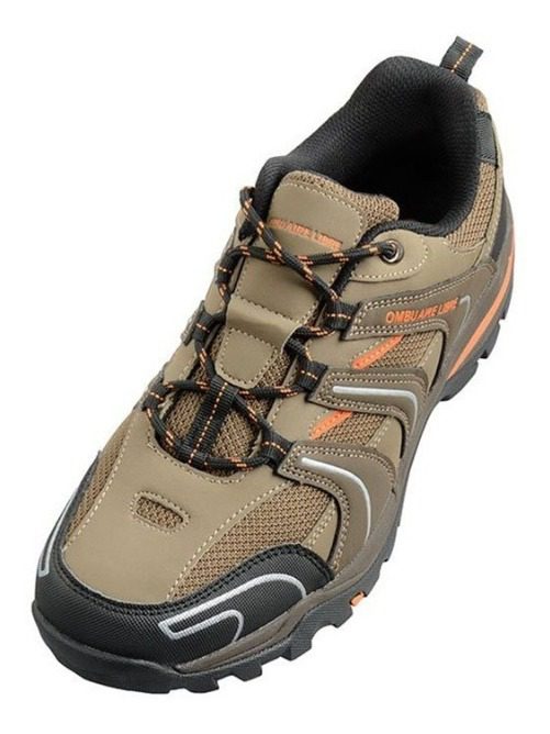 Zapatilla de trekking Aire Libre modelo Ever color gris