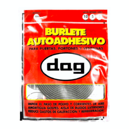 Burlete Goma Puerta Ventana Dag Autoadhesivo 10x5 5mt X 10un