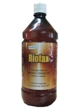 Biofax Cera 1 Lt Limpiador Pisos Madera