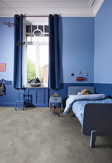 Piso Vinilico En Rollo 2mm Esp. Mt2 Simil Cemento Alisado