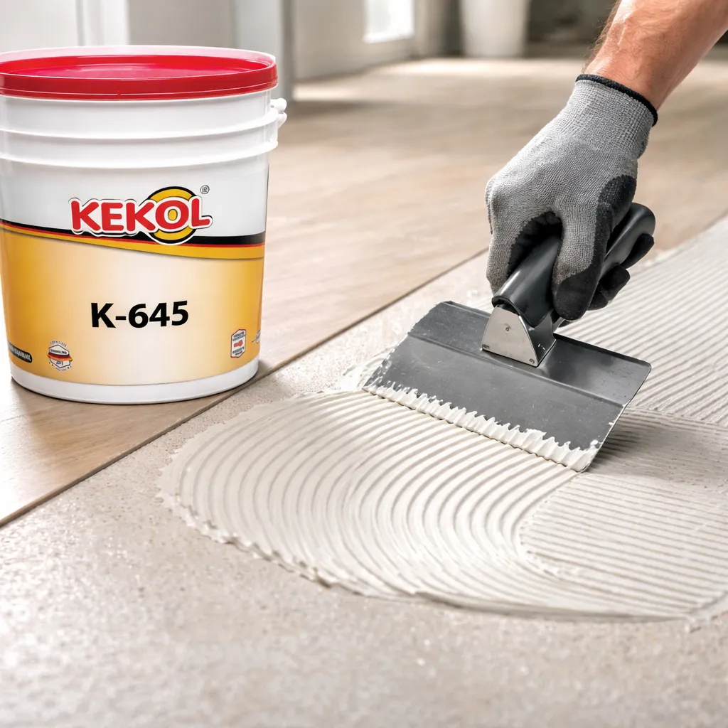 Adhesivo Base Acuosa Kekol K645 Piso Vinilico Baldosa 10 Lts - Imagen 5
