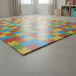 Alternative view of Alfombra Vinilica Infantil Puzzle Rompecabeza Lavable 150x200cm