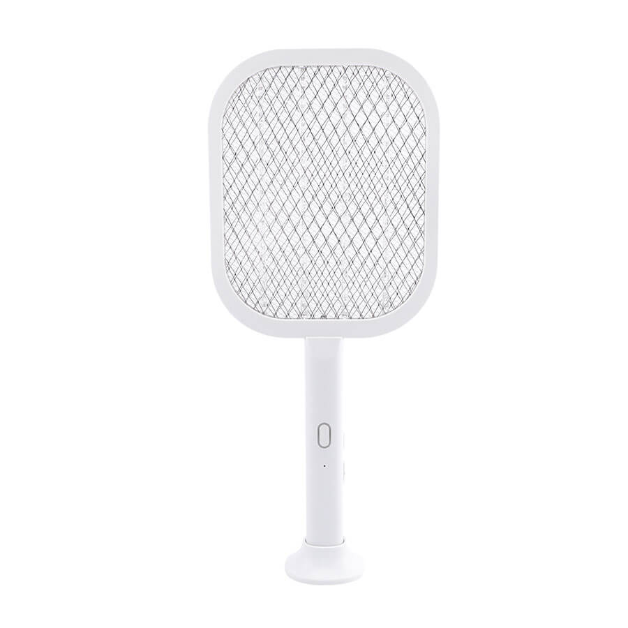 Raqueta Paleta Mata Moscas Mosquitos Recargable Usb Con Luz - Imagen 2