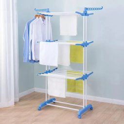 Alternative view of Tendedero Tender Vertical 3 Pisos Plegable Ruedas Perchero