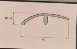 Alternative view of Varilla Terminacion Desnivel Color Piso Vinlico Flotante95cm