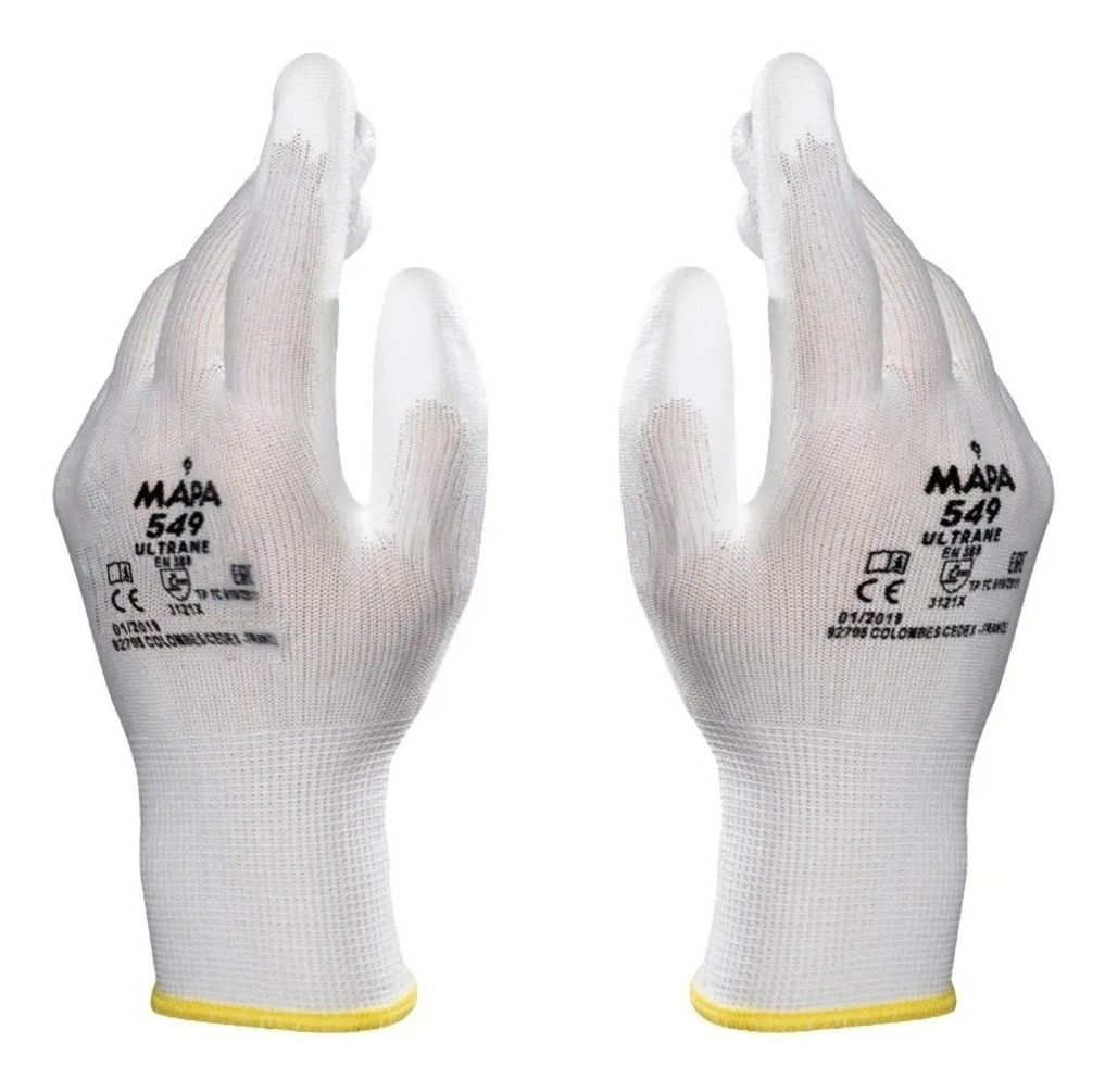 Guante Mapa Ultrane 549 Mantenimiento Blanco Talle 10 Xl