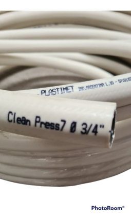 Alternative view of Manguera Blanca Lavado Presión Tambo Frigorifico 3/4 X 25mt