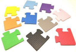 Esquineros Baldosa Piso Goma Eva Encastrable 10mm 1mt