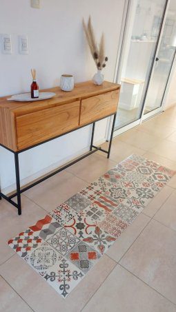 Alternative view of Alfombra Vinilica Deco Cocina Lavable 60x100cm Calcareo