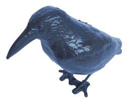 Alternative view of Cuervo Plastico Ahuyenta Espanta Palomas Raven Negro X 10un