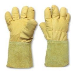 Guante Cuero Vaqueta Cobertor Dieléctrico Certificado Iram