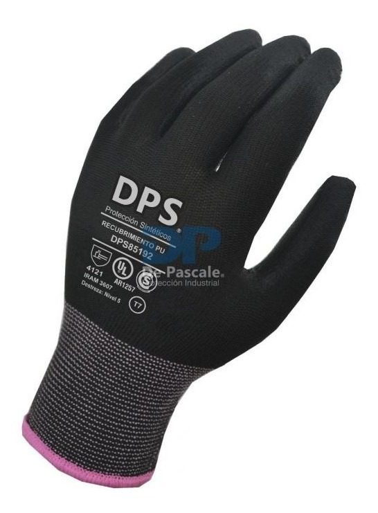 Guante Anatómico Trabajo Mantenimiento Palma Pu Espumada Dps - Imagen 2