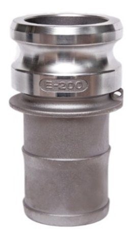 Alternative view of Acople Rápid 2 1/2 Espiga P Manguera Camlock Dne Alum Tipo E