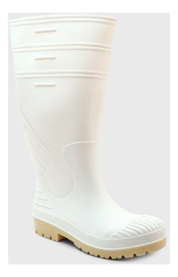 Alternative view of Bota De Lluvia Pvc Goma Color Blanca