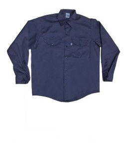 Alternative view of Camisa De Trabajo Ombu Grafa Azul / Beige N°50 Al N°54