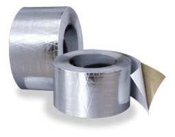 Cinta Aluminio Aluminizada Tela Autoadhesiva 70mm X 45 Mts