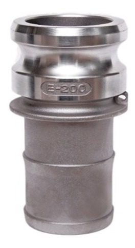 Acople Rápido 2 PuLG Espiga Manguera Camlock Dne Alum Tipo E - Imagen 2