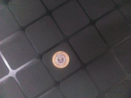 Alternative view of Baldosa Goma Cerama Indelval 50 X 50 Cm Alto Transito Negro