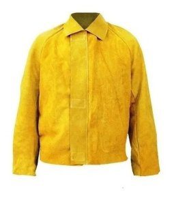 Alternative view of Campera Cuero Descarne Soldador Con Cierre Y Velcro Xxl Nº9