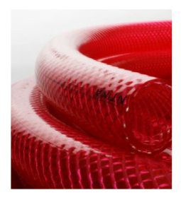 Manguera Presión Roja Tela Aire Compresor 19mm 3/4 X 25mts