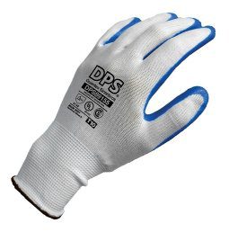 Alternative view of Guante Latex Rugoso Azul Depascale Anatomico Certificado Simil Multiflex