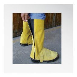 Alternative view of Polaina Cuero Descarne Soldador Par Velcro Hilo Kevlar