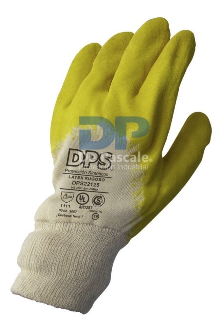 Guante Mondongo Rugoso Puño Elastizado Depascale Certificado - Imagen 2