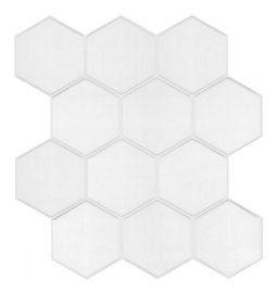 Alternative view of Azulejo Ceramico Hexagonal Vinilo Autoadhesivo 25x25cm X 1