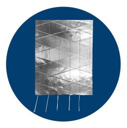 Alternative view of Cinta Aluminio Aluminizada Tela Autoadhesiva 70mm X 45 Mts