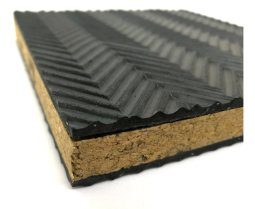 Alternative view of Plancha Base Taco Antivibratorio Goma Y Corcho 14 Cm X 14 Cm