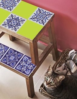 Alternative view of Vinilo Autoadhesivo Azulejo Decorativos 15x15cm X6 Unidades