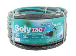 Manguera Riego 3/4 X 50 Mts Anticolapsable Solytac Reforzada Solyon