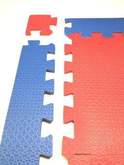 Terminales Bordes Baldosa Piso Goma Eva Encastrable 10mm 1mt