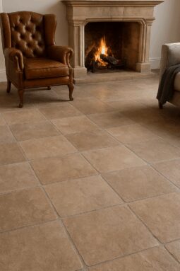 Piso Vinilico En Rollo 1.4mm Esp. Mt2 Simil Ceramico Juteks