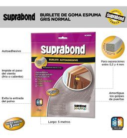 Alternative view of Burlete Puerta Ventana Suprabond Autoadhesivo Normal X 5mts