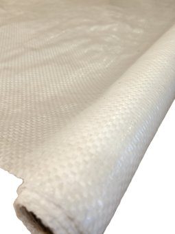 Alternative view of Rafia Económica Blanca Cerco Pasacalle Ancho 1 Metro X 10 Mts