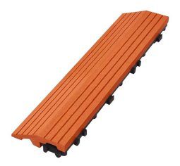 Perfil Rampa Terminacion Baldosa Deck Madera Exterior Vonne