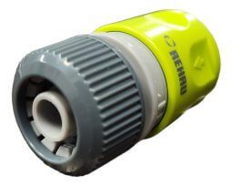 Alternative view of Acople Conector Rapido Manguera Riego 1/2 Pulgada Rehau Stop