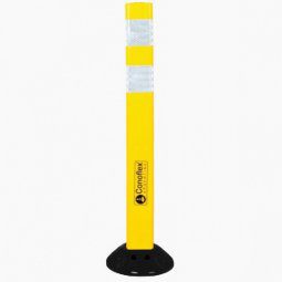 Delineador Rebatible Desmontable Vial 75cm Amarillo Conoflex