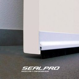 Alternative view of Zócalo Burlete Puerta Pvc Autoadhesivo Cepillo X 1 M Sealpro