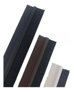 Zócalo Burlete Puerta Pvc Autoadhesivo Cepillo X 1 M Sealpro