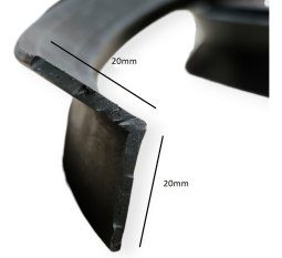 Alternative view of Burlete Perfil Terminacion En L Goma Epdm 20mm X 20mm X MT