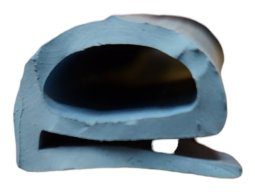 Alternative view of Burlete Perfil Terminacion Heladera Siam 75 X mt