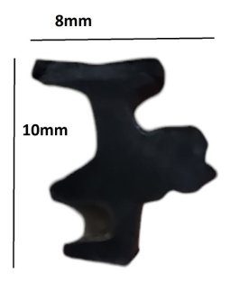 Alternative view of Burlete Perfil Terminacion Ventana Raigal 10mm X 10mts