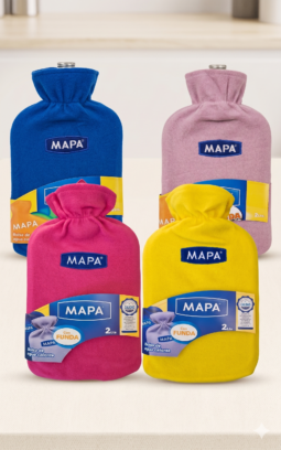 Bolsa de agua caliente mapa pirelli con funda