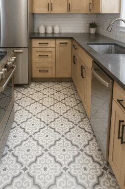 Piso Vinilico En Rollo 1,4mm Espesor Mt2 Calcareo Gris Claro