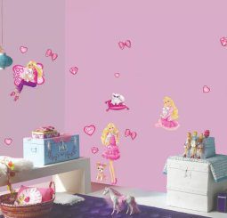 Alternative view of Vinilo Wallsticker Autoadhesivo Barbie Rosa Pared Puerta