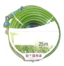 Manguera De Riego X 25mts Kit Pistola Y Acoples Rehau 3/4
