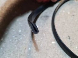 Alternative view of Burlete U Goma Pvc Perfil Chapa 1mm X 5mm X 10mts