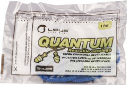 Alternative view of Paquete De 10 Tapones Auditivos Reusables 26 Db Libus Color Verde